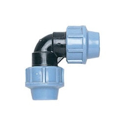 Gomito pressione polipropilene mm.25 [sab ]