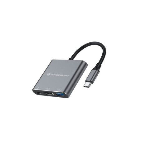 Docking station conceptronic donn18g 100w per computer usb 3.2 tipo