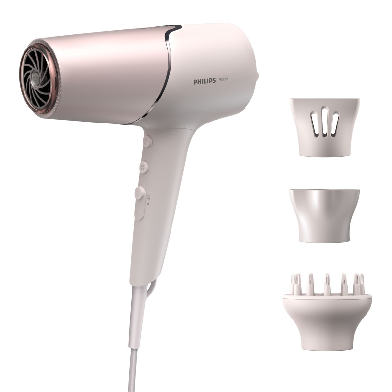 Asciugacapelli philips bhd530/20 2300w rosa perla