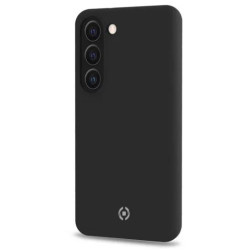 Custodia celly cromo morbida per samsung galaxy s24 5g nero [cromo1065bk]