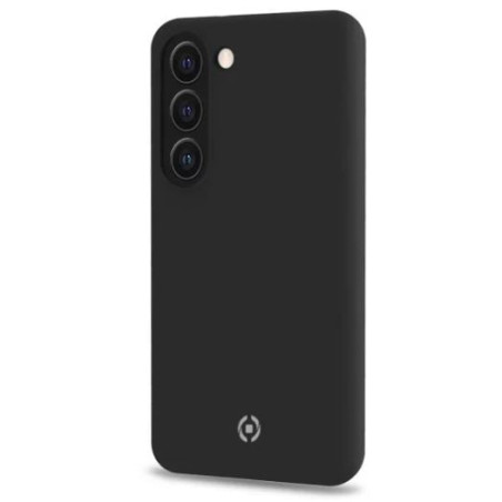 Custodia celly cromo morbida per samsung galaxy s24 5g nero [cromo1065bk]