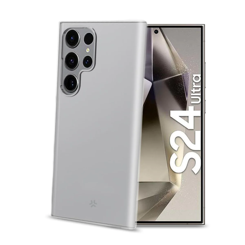 Custodia celly gelskin per samsung galaxy s24 ultra 5g trasparente