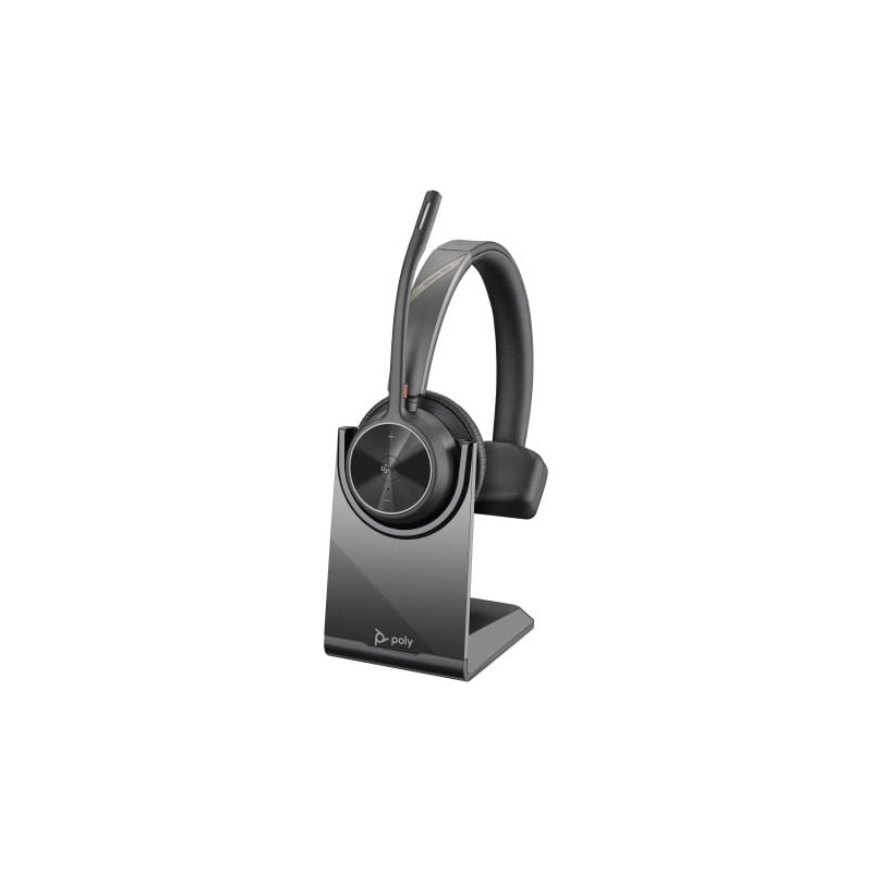 Cuffie hp poly voyager 4310-m wireless/bluetooth nero [77y95aa]