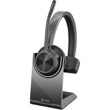 Cuffie hp poly voyager 4310-m wireless/bluetooth nero [77y95aa]