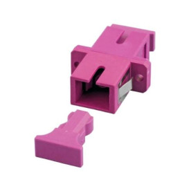 Adattatore a bussola oem sc simplex pc multimodale om4 viola