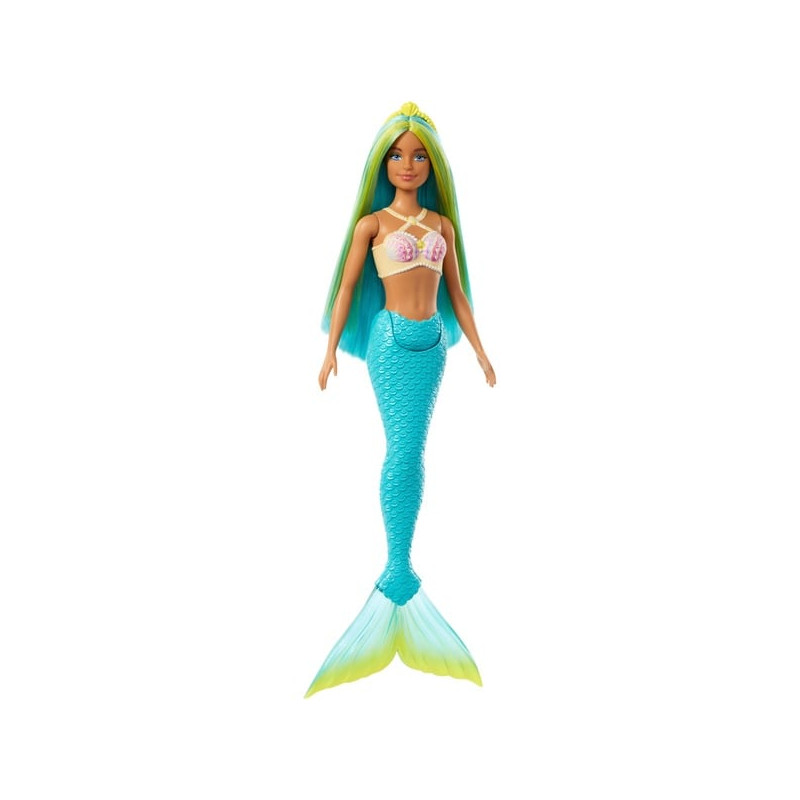 Bambola mattel barbie sirena dreamtopia turchese [hrr03]