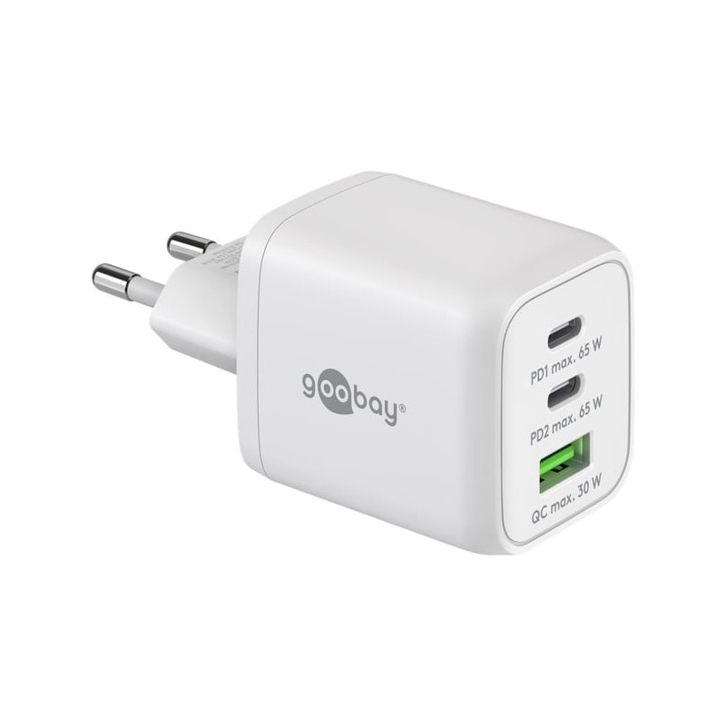 Alimentatore da rete goobay c pd 45w bianco [64754]