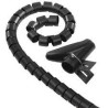 Guaina raccoglicavi hama per cavo universale 30mm 1.5m nero