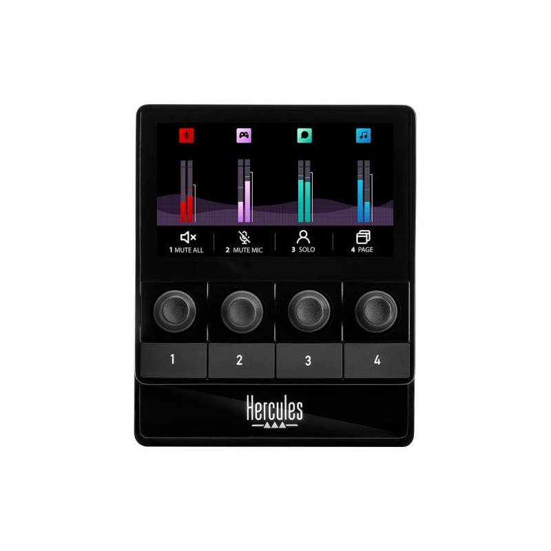Controller audio hercules interfaccia stream 100 nero [4780933]