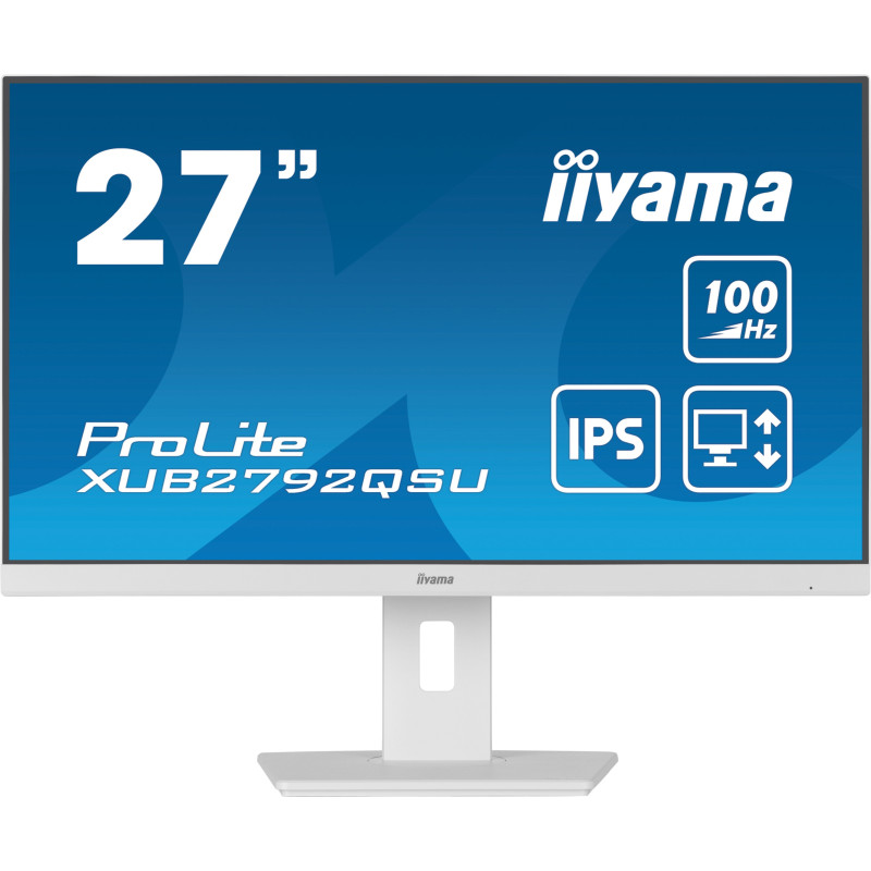 Monitor led 27" iiyama prolite xub2792qsu wide quad hd 2560x1440p
