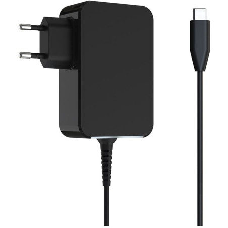 Alimentatore notebook lc-power usb-c 45w nero [lc-nb-gan-45-c]