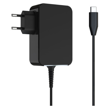 Alimentatore notebook lc-power usb-c 65w nero [lc-nb-gan-65-c]