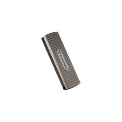 Ssd esterno 2tb transcend usb tipo-c grigio [ts2tesd330c]
