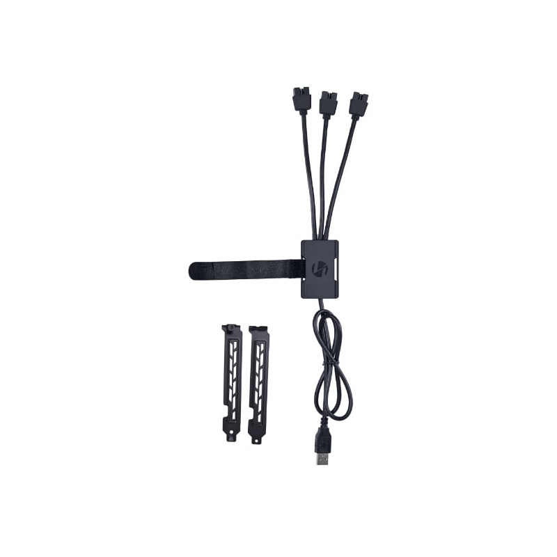 Hub usb lian li pw-u2tpab usb hub nero [pw-u2tpab]