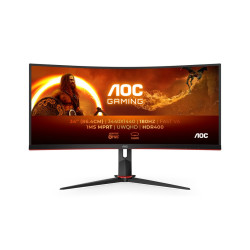Monitor led 34'' aoc cu34g2xp wqhd 3440x1440p 1ms classe