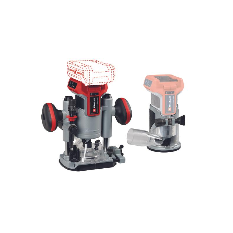 Fresatrice einhell tp-ro 18 li bl a batteria 18v 30000giri/min