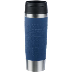 Thermos emsa travel mug classic 500ml in acciaio inossidabile/blu