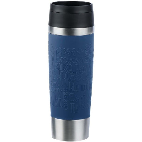 Thermos emsa travel mug classic 500ml in acciaio inossidabile/blu