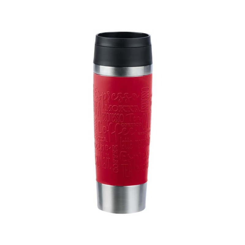 Thermos emsa travel mug classic 500ml in acciaio inossidabile/rosso