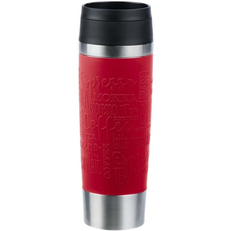 Thermos emsa travel mug classic 500ml in acciaio inossidabile/rosso