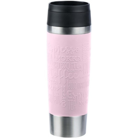 Thermos emsa travel mug classic 500ml in acciaio inossidabile/rosa