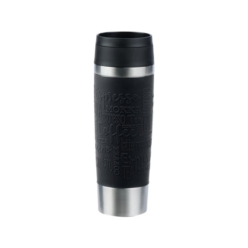 Thermos emsa travel mug classic 500ml in acciaio inossidabile/nero