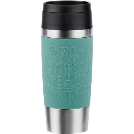 Thermos emsa travel mug classic 360ml in acciaio inossidabile/benzina