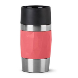 Thermos emsa travel mug compact 300ml in acciaio inossidabile/corallo