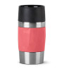 Thermos emsa travel mug compact 300ml in acciaio inossidabile/corallo