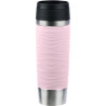 Thermos emsa travel mug waves 500ml in acciaio inossidabile/rosa