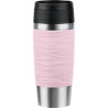 Thermos emsa travel mug waves 360ml in acciaio inossidabile/rosa