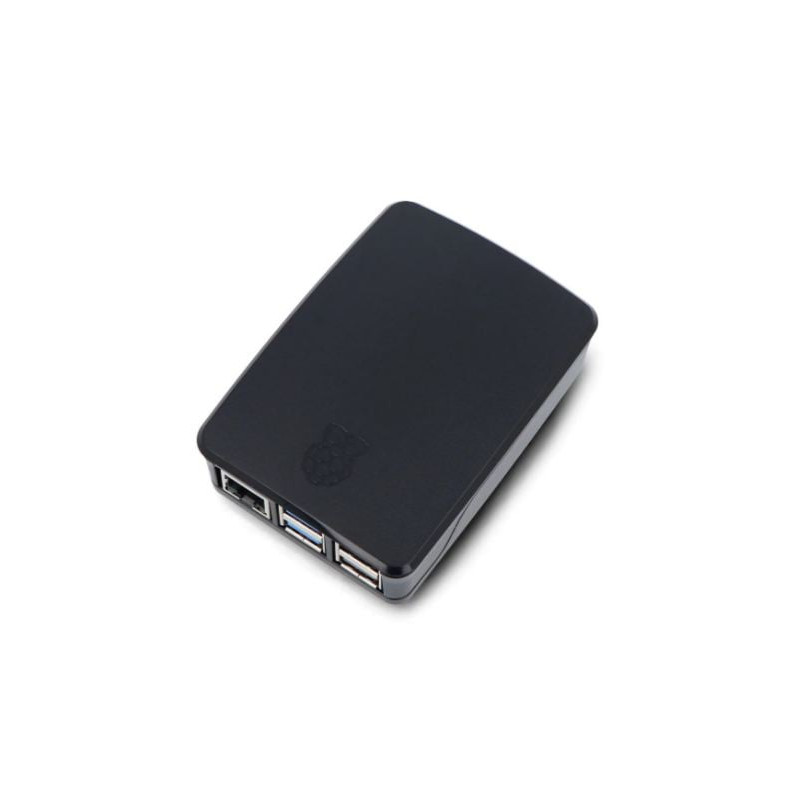 Case raspberry pi 5 ufficiale 30x30x7.5mm nero/grigio [rb-casep5-06b]