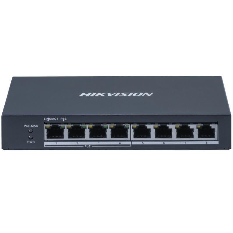 Switch hikvision 4 porte gigabit poe 60w [ds-3e0508p-o]