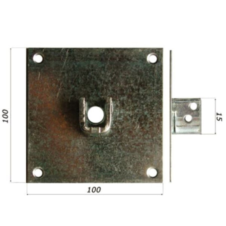 Piastra di supporto boliscarlo per fissare le di molle compensazione
