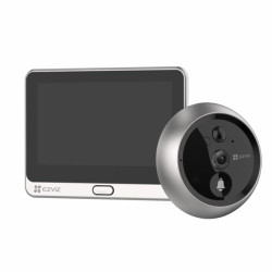 Spioncino digitale ezviz cs-dp2 senza fili wi-fi 2mp argento