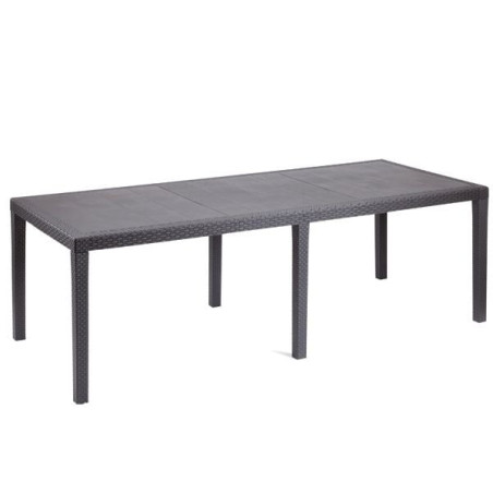 Tavolo progarden queen in resina 220x90cm antracite [que012an]