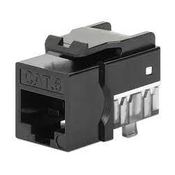 Frutto keystone intellinet slim cat.6 per cavo rigido con supporto