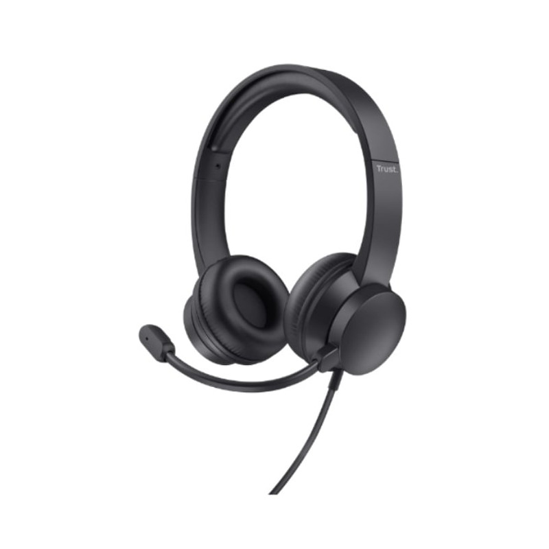 Cuffie trust hs-150 analogica per pc con microfono 3.5mm nero