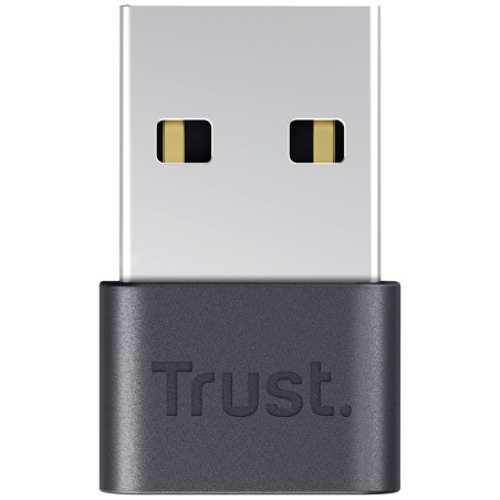 Adattatore trust myna bluetooth 5.3 3mbit/s portata 10m nero [25329]