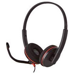 Cuffie hp poly bw 3220 stereo usb-c/a 32ohms rosso/nero [8x228aa]