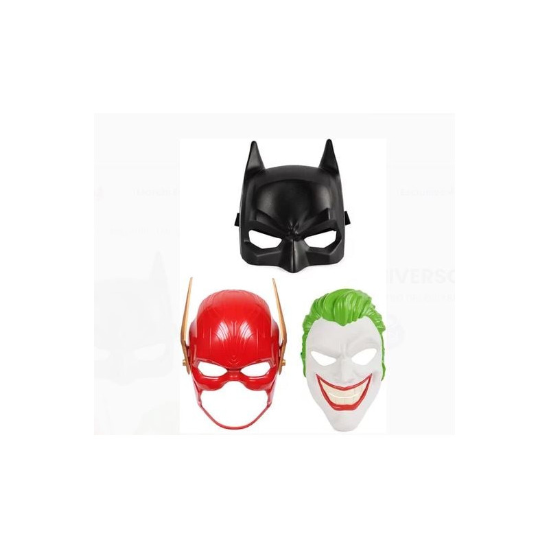 Maschera spin master assortimento di 3 maschere batman/joker/flash