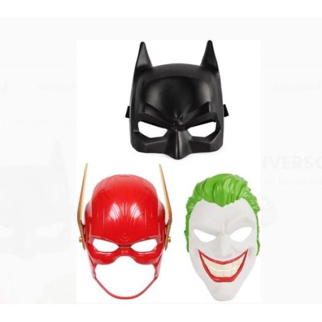 Maschera spin master assortimento di 3 maschere batman/joker/flash