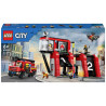 Lego city - caserma dei pompieri con veicolo [60414]