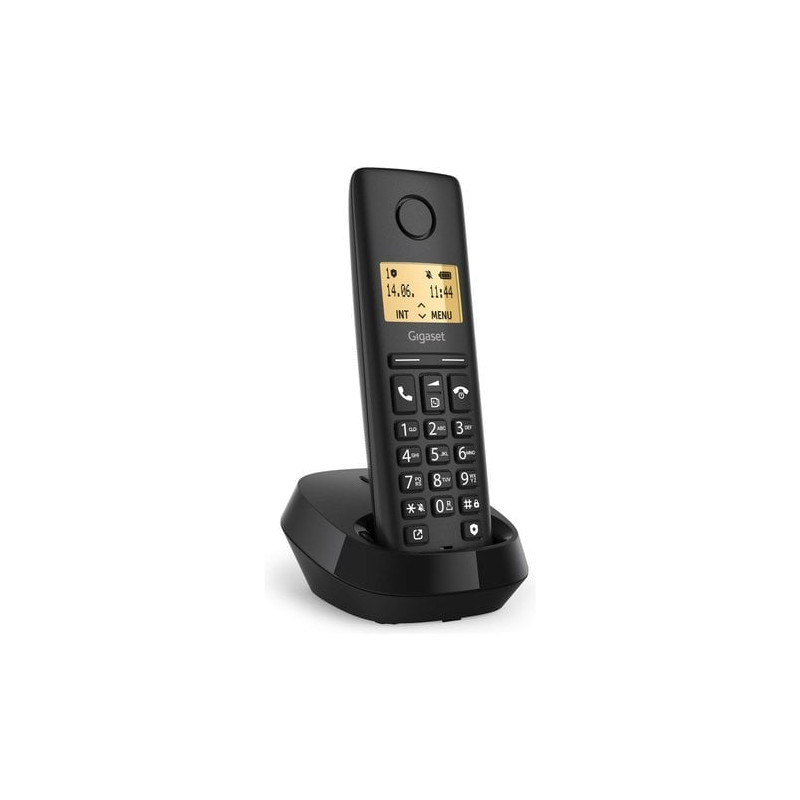 Telefono cordless gigaset pure 100 nero [s30852-h3105-r101]