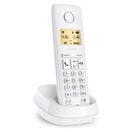 Telefono cordless gigaset pure 100 bianco [s30852-h3105-r102]