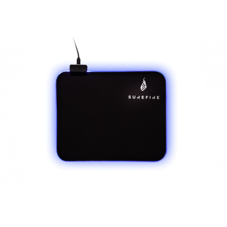 Mousepad verbatim surefire silent flight rgb-320 nero [48812]