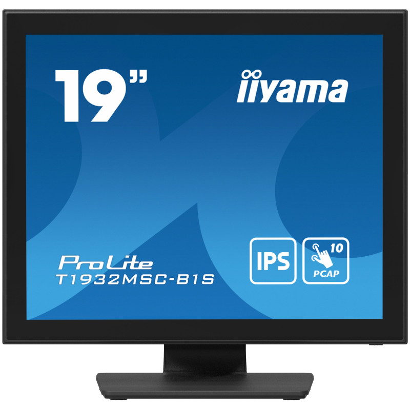 Monitor touch led 19'' iiyama prolite t1932msc-b1s fhd