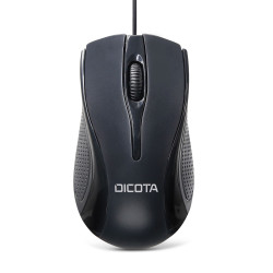 Mouse dicota ambidestro cablato ottico 1200dpi nero [d32011]