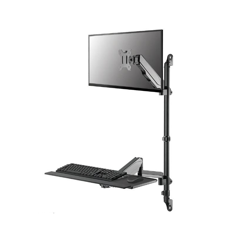 Postazione di lavoro neomounts sit-stand a parete 17-32"