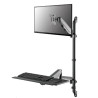 Postazione di lavoro neomounts sit-stand a parete 17-32"